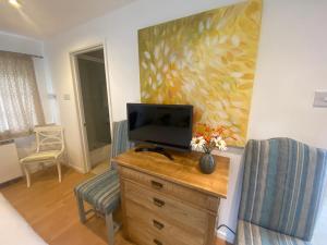 TV a/nebo společenská místnost v ubytování The Guesthouse hideaway