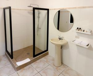 Vannituba majutusasutuses Helechos Hotel