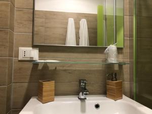 Kúpeľňa v ubytovaní Ospitati - B&B Sangro
