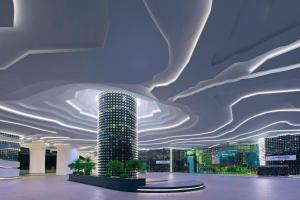 a rendering of a building with a curved ceiling at Le Méridien Kuala Lumpur in Kuala Lumpur