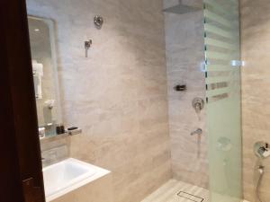 Koupelna v ubytování STwin Hotel