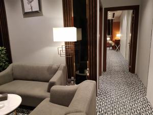 Posezení v ubytování STwin Hotel