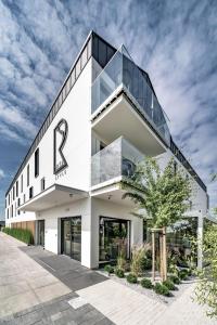 Budova, kde se aparthotel nachází