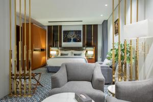 Posezení v ubytování STwin Hotel
