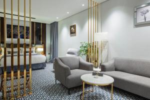 Posezení v ubytování STwin Hotel