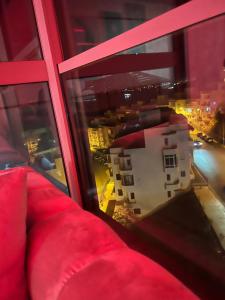 Een zitgedeelte bij Appartement Wow