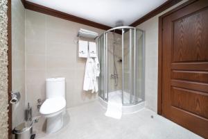 Koupelna v ubytování Hotel Bosnali