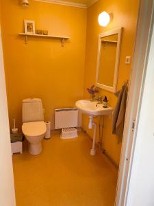 Kylpyhuone majoituspaikassa Tjänstebostaden på Storöns bondgård