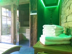 Posteľ alebo postele v izbe v ubytovaní Birnbaum Chalets Grossarl