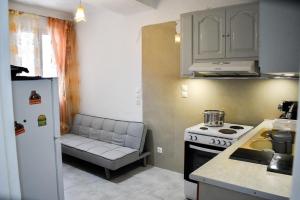 Kuchyň nebo kuchyňský kout v ubytování Zakynthos centro Riviera