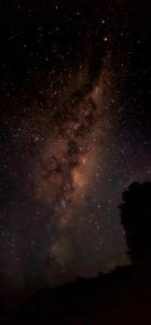 a night sky filled with lots of stars at Summerspring Beachfront Accommodation in Takaka