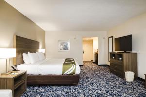 Ένα ή περισσότερα κρεβάτια σε δωμάτιο στο Quality Suites Houston Hobby Airport +48 φωτογραφίες