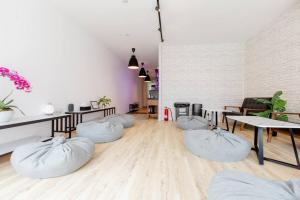 Posezení v ubytování RadZone Hostel