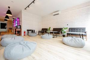 Posezení v ubytování RadZone Hostel