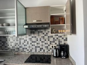 Köök või kööginurk majutusasutuses Luxus-Unterkunft mit Bergblick!
