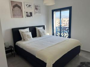 Voodi või voodid majutusasutuse Luxus-Unterkunft mit Bergblick! toas