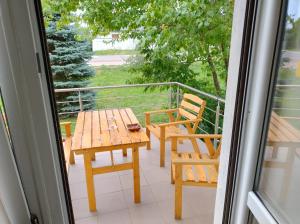 Balkón alebo terasa v ubytovaní Raczkowska Apartament