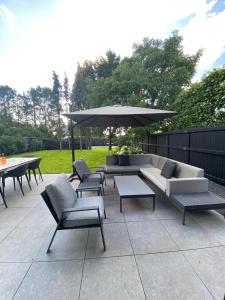 Patio nebo venkovní prostory v ubytování Hoeve De Kleinheide