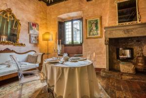 Posezení v ubytování B&B dei Papi Boutique Hotel