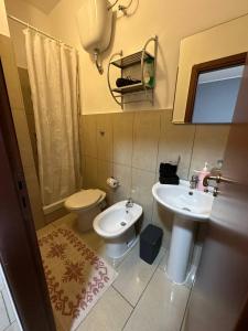 Koupelna v ubytování B&B Emmanuel