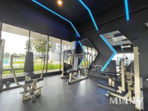 Fitness centrum a/nebo fitness zařízení v ubytování Netizen walk to MRT 4-5pax