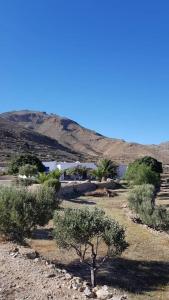vistas a una montaña con árboles y a un edificio en Níjar has been described as one of the most picturesque towns in the whole of Spain. A visit to Níjar guarantees the traveller a flavour of the ‘real’ Andalusia without the need to overspend on the trip. en Níjar
