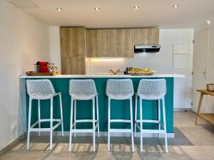 Cucina o angolo cottura di Appartement duplex Kakoon Saint Martin Anse Marcel