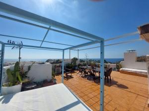 Balkón alebo terasa v ubytovaní Isleta apartamento con terraza, vistas y WIFI
