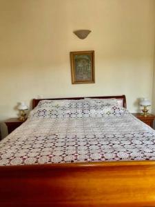 Postel nebo postele na pokoji v ubytování Le Petit Château de Tournissan + 6 fotografií