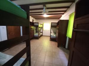 Katil atau katil-katil dalam bilik di Pagalù Hostel