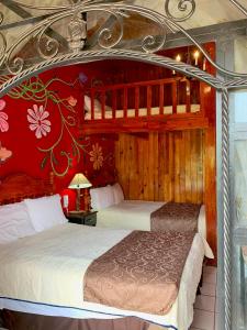 Postel nebo postele na pokoji v ubytování Hotel Real de la Sierra