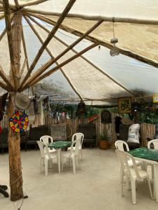 Restaurace v ubytování Mini Cabaña Roca Glamping
