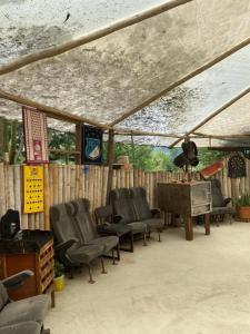 Posezení v ubytování Mini Cabaña Roca Glamping