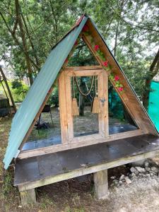 Zahrada ubytování Mini Cabaña Roca Glamping