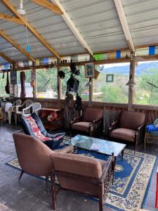 Posezení v ubytování Mini Cabaña Roca Glamping