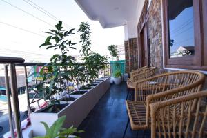 Balcone o terrazza di The Cabin Hotel Mantrijeron