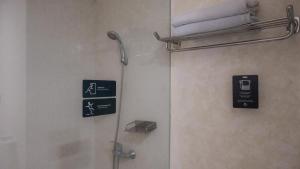 A bathroom at The Win Hotel Surabaya