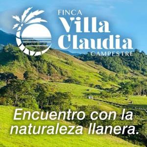a poster for a tour of a valley of a mountain at Finca Villa Claudia campestre 