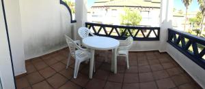 Balkón nebo terasa v ubytování Apartamentos San Bruno Canela
