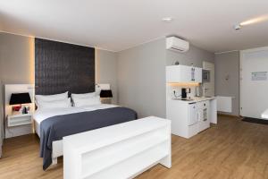 Kuchnia lub aneks kuchenny w obiekcie Amedia Luxury Suites Graz, Trademark Collection by Wyndham