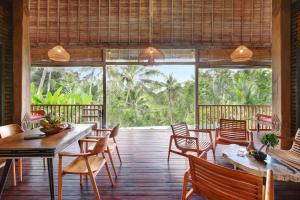 Zahrada ubytování Villa with amazing rice field view between Canggu and Ubud