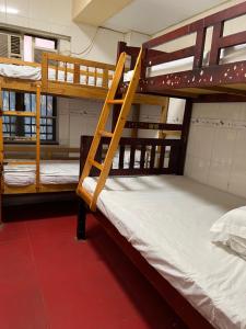 Letto o letti in una camera di 泰豪賓館