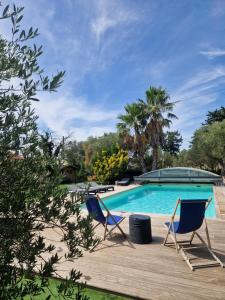 The swimming pool at or close to Maison piscine privée Camargue