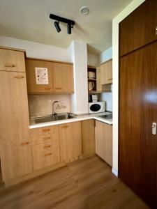 Kuchyň nebo kuchyňský kout v ubytování Apartamentos Turisticos Poblado