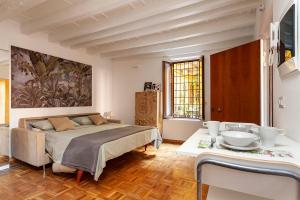 Katil atau katil-katil dalam bilik di Appartamento Porta Ticinese - Navigli
