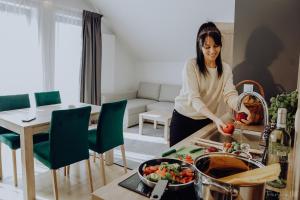 Jedzenie w aparthotelu lub w pobliżu