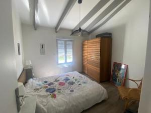 Postel nebo postele na pokoji v ubytování La perroche