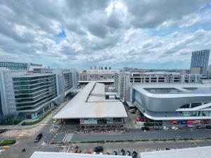 ノンタブリーにあるBetter Room ห้องพักรายวัน เมืองทองธานี C5の建物のある都市の航空写真