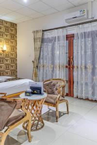 Et opholdsområde på The Crest Lodge Limited