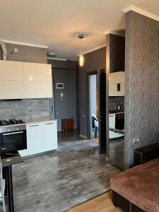 Η κουζίνα ή μικρή κουζίνα στο Sunny Apartment in Didi Dighomi